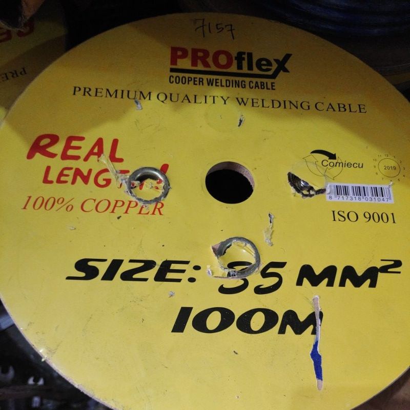 PROFLEX kabel las tembaga 35mm biru heavy duty / PROFLEX kabel las tembaga 35mm  biru heavy duty