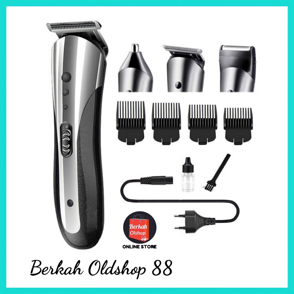 Kemei KM-1407 Alat Cukur Rambut Elektrik Cukur Jenggot Mesin Potong Rambut Hair Clipper Alat Potong Rambut Cliper Rambut Cordless Professional Pemotong Rambut Hair