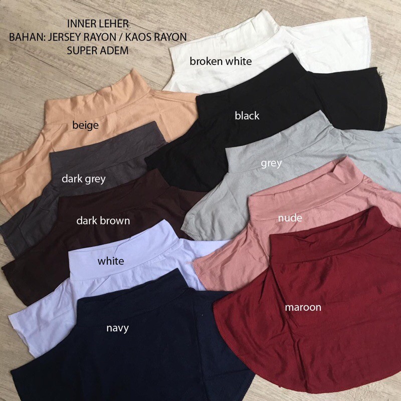 inner leher iner leher manset leher bahan kaos rayon kaos standart super adem