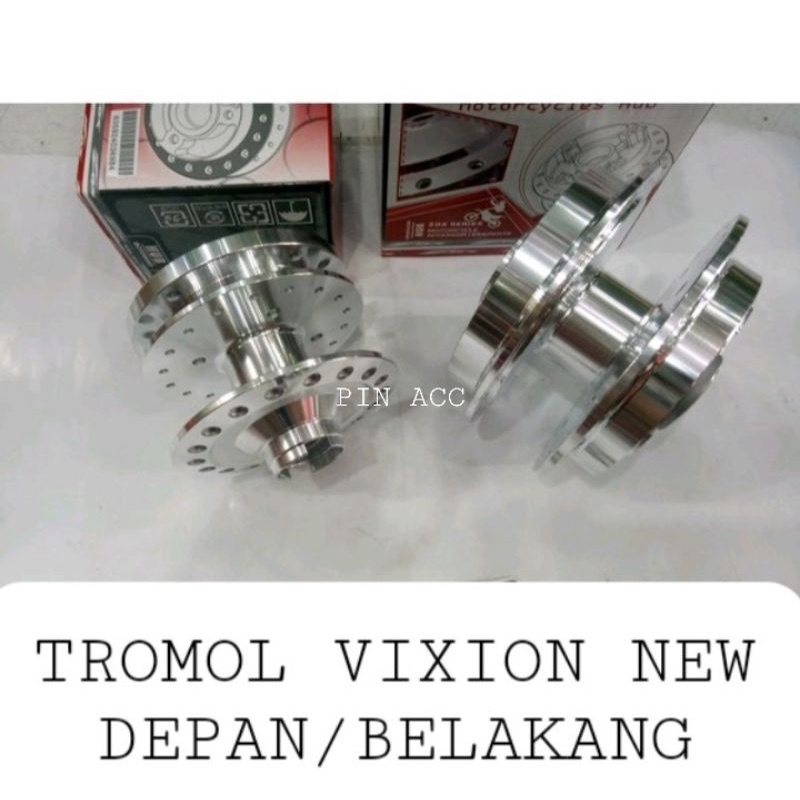 TROMOL SET DEPAN/BELAKANG VIXION NEW (PNP) CP CROME