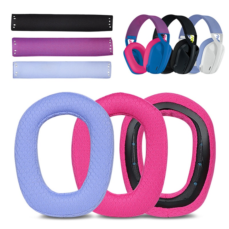 Bt Earphone Earmuffs Earpads Untuk Head Beam Untuk Bagian Perbaikan Headphone G435