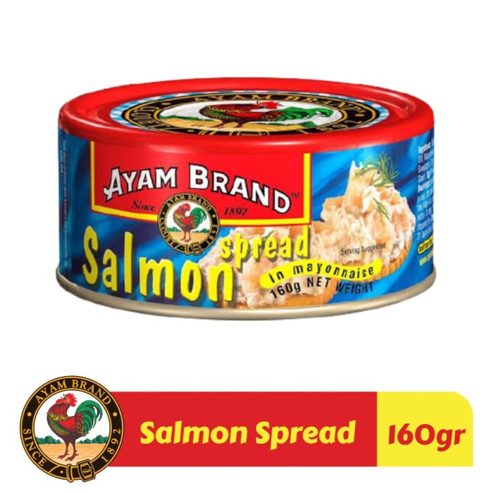 

sa2011aa Ikan Salmon Kaleng Spread Ayam Brand 170Gr Xa20X1