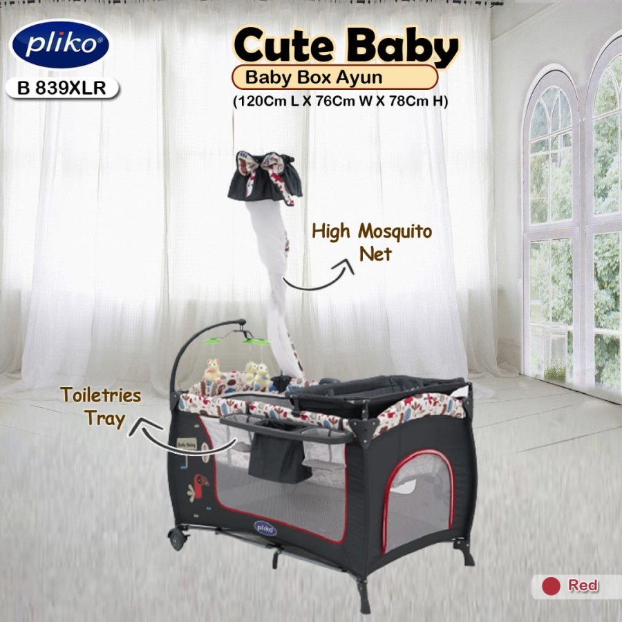 Box Baby Pliko Cute Baby 839 XLR / Tempat Tidur Bayi