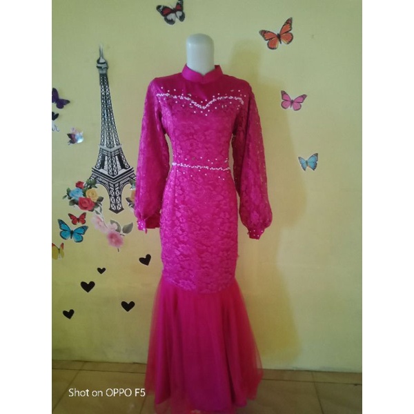 gamis duyung/ gaun bridesmaid/ dress pesta /duyung moderen