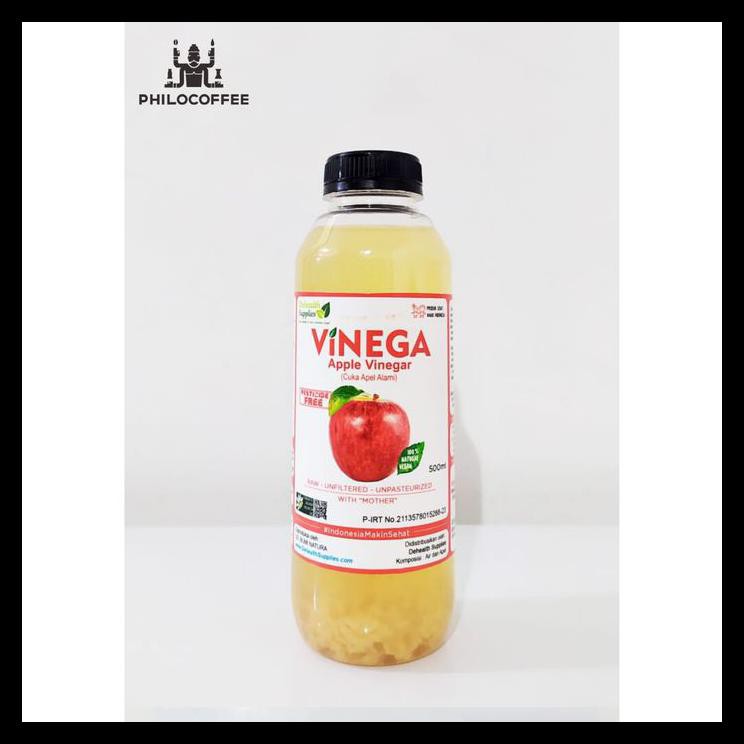 

Diskon Cuka Apel Alami Vinega Apple Cider Vinegar 500Ml With Mother