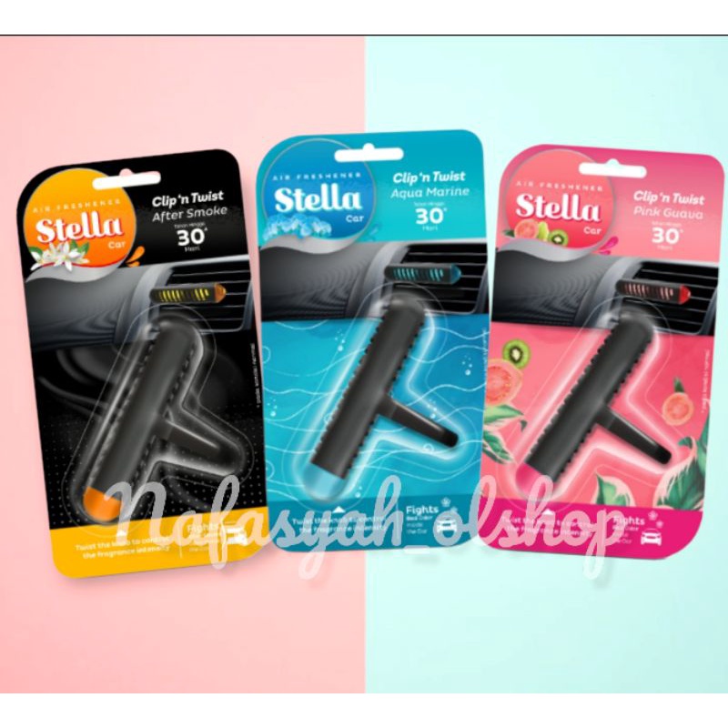 STELLA CLIP N TWIST pengharum mobil