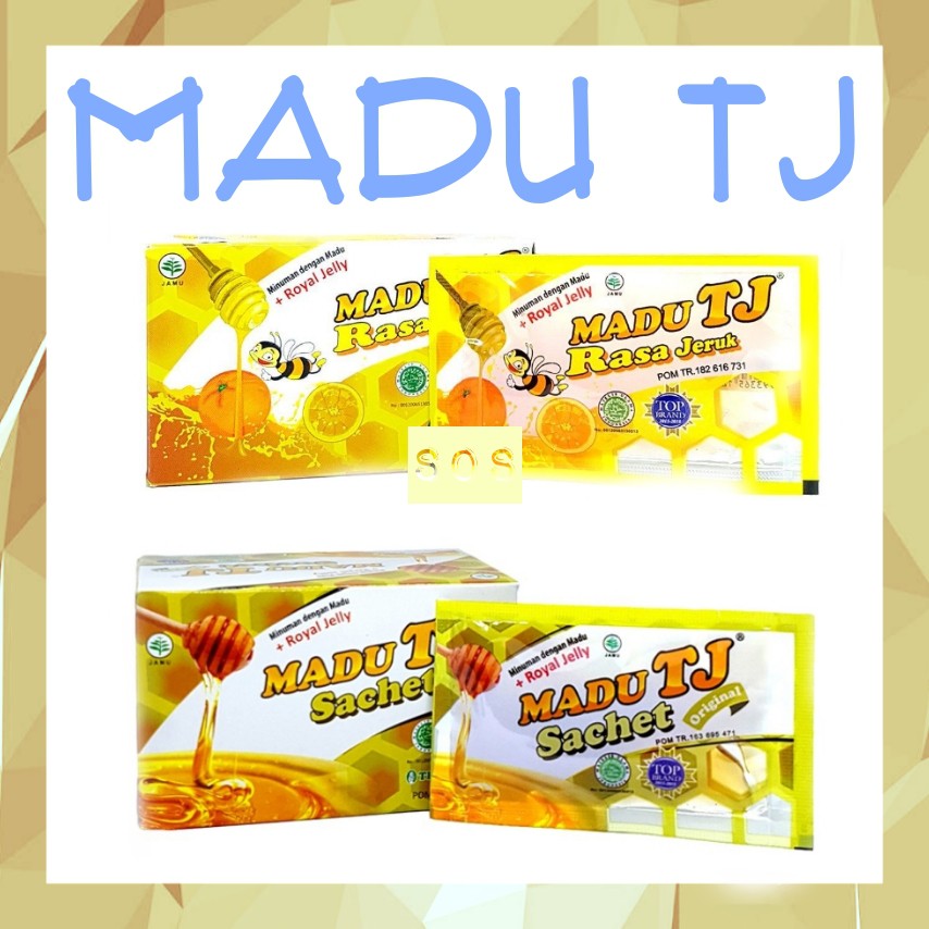 

《OS3》 Madu Tj sachet rasa Original | Jeruk 20 gram