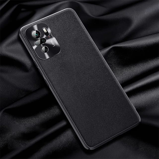 XIAOMI REDMI NOTE 10 / NOTE 10S  / NOTE 10 PRO SOFT CASE LEATHER METAL CAMERA PROTECT