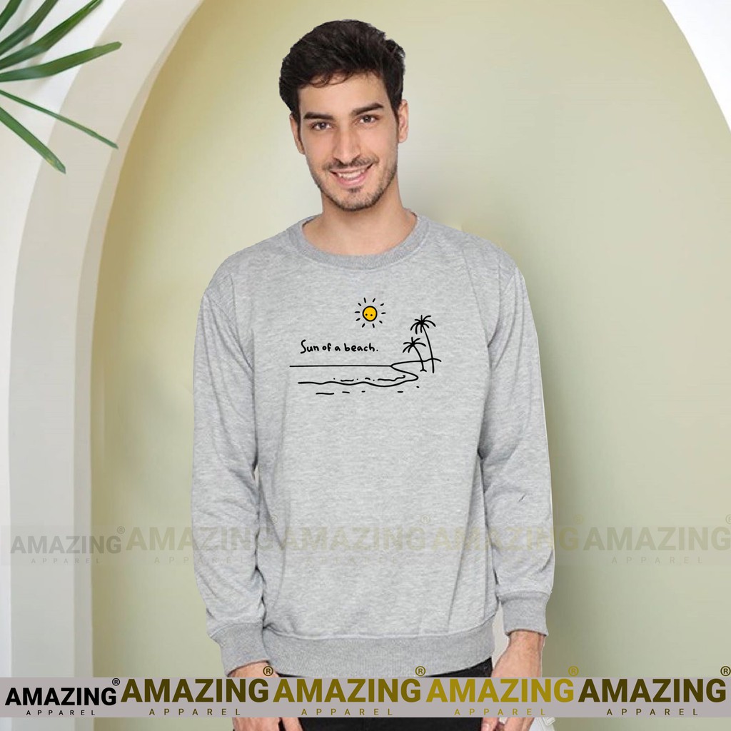 Sweater Sun Of Beach yELLOW Print - Hoodie Pria - Pakaian Pria - Jaket Hoodie - Fashion Pria - Hoodi