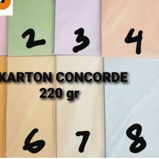 

Menjual KARTON CONCORDE 220 gram Uk.A4mkcih..