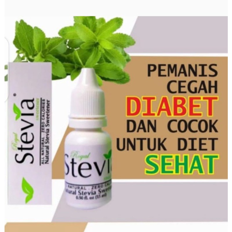 

STEVIA STEFIA NOL NO NON KALORI ORI GINAL 15 ML GULA DIET DIABETES