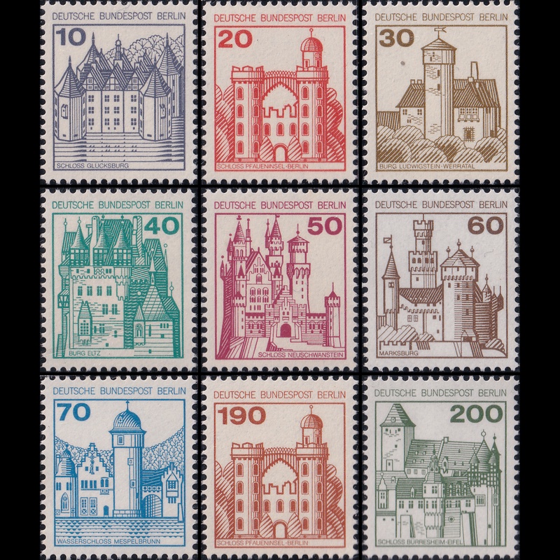 

Prangko Berlin 1977 - Castles and Palaces