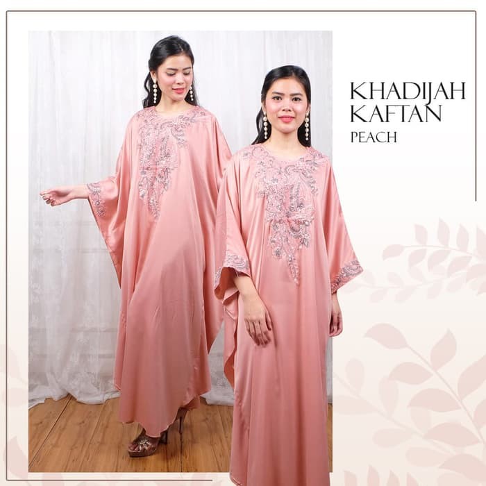 KHADIJAH KAFTAN SATIN WANITA / KAFTAN PESTA / KAFTAN WANITA LEBARAN /  ER-521