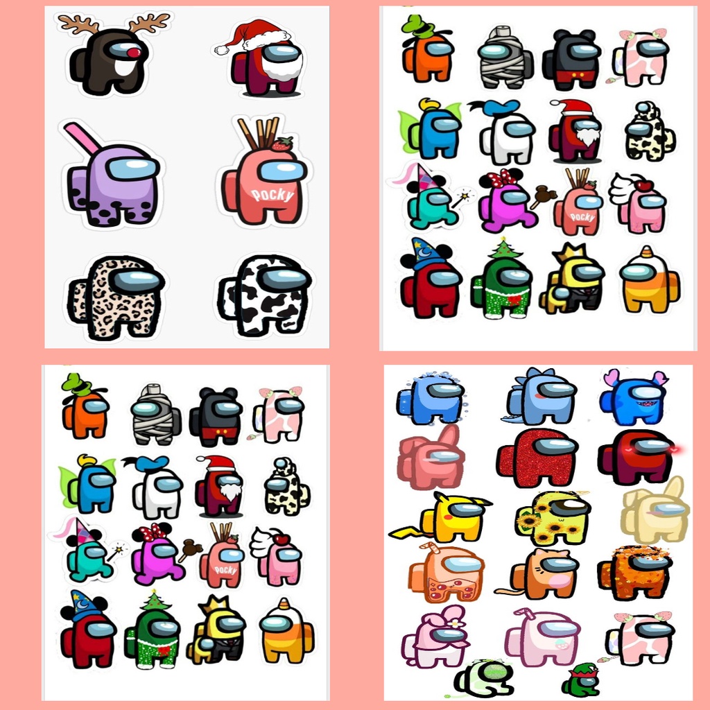

sticker crewmate / sticker lucu / stiker hp