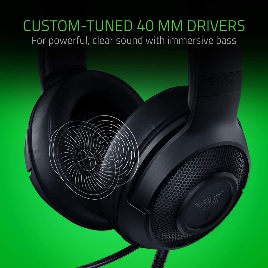 RAZER KRAKEN MULTI PLATFORM WIRED GAMING HEADSET BLACK