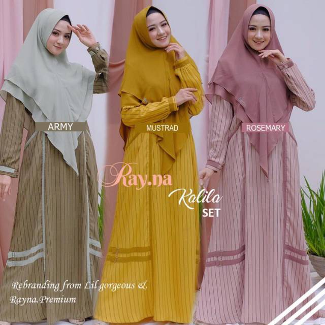 Kalila Syari Casual Busui LD 110 Original by Rayna