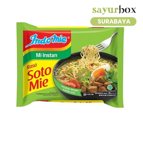 

Indomie Mie Instan Soto Spesial 75 gram (Sayurbox) - SURABAYA