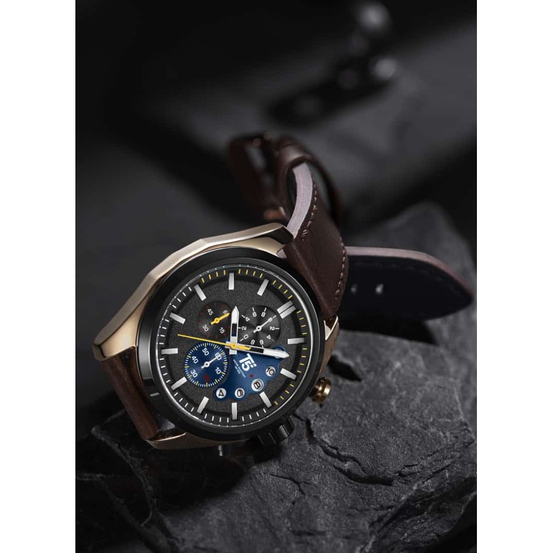 JAM ATANGAN COWOK TALI KULIT TERBARU T5 H3751 G ORIGINAL WR/T5 H 3751G/JAM TANGAN TERBARU/JAM TANGAN TALI KULIT/