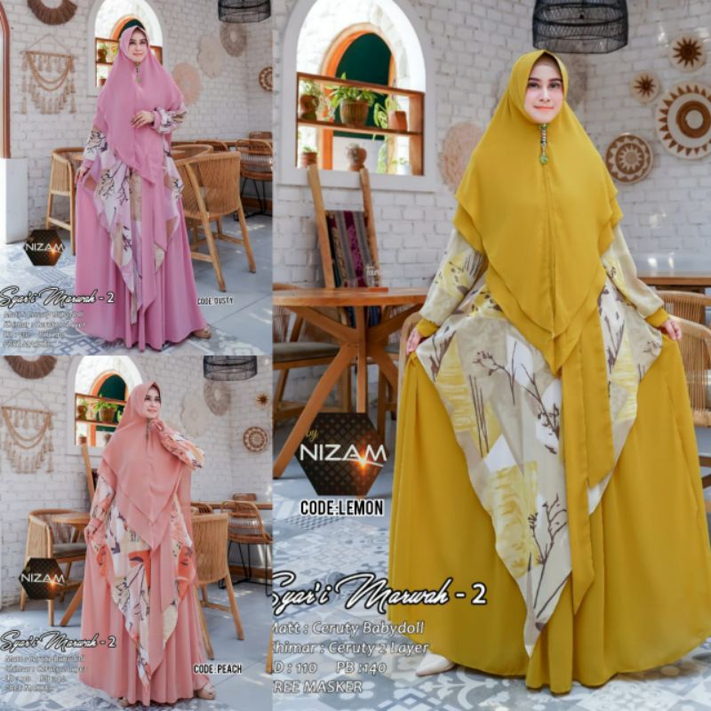 Marwah Gamis Syar'i #2 By Nizam