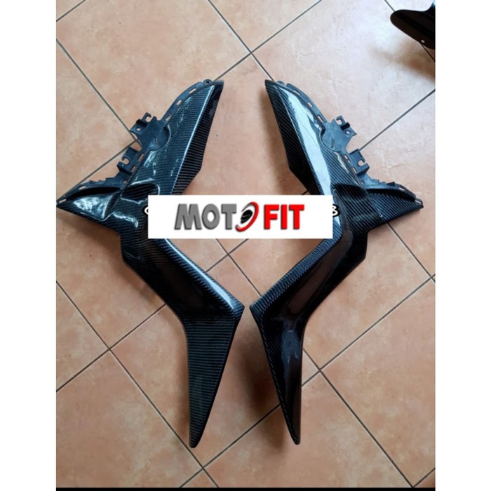 pelindung cover body samping xmax carbon kevlar asli part ori yamaha