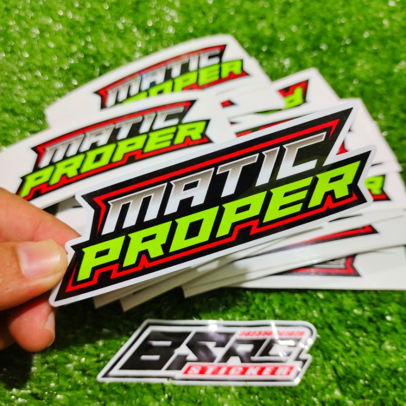 stiker matic proper viral