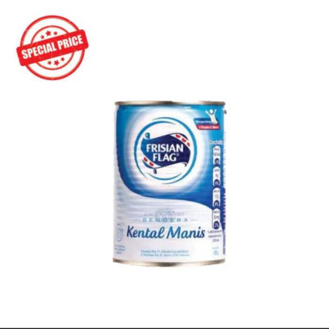 

Frisian Flag Susu Kental Manis Putih Full Cream 490 Gram Kaleng