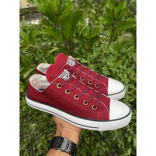 SEPATU SNEAKER CONVERSE EB KANCING GOLD PRIA WANITA