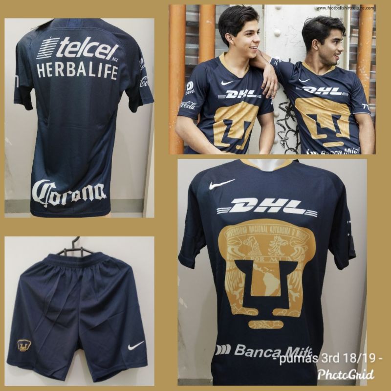 JERSEY PUMAS UNAM 3RD 2018/2019 INCLUDE CELANA