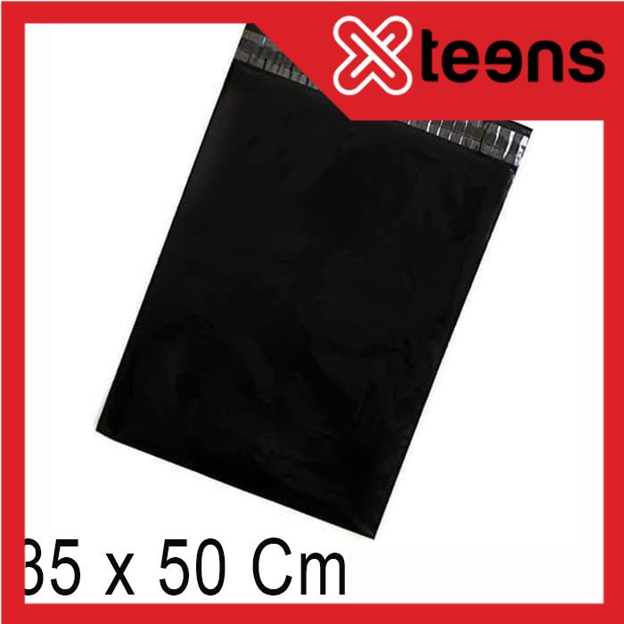 PLASTIK PACKING ONLINE SHOP 35x50 POLYMAILER SEAL HITAM DAN PUTIH | PLASTIK PACKING ONLINE SHOP