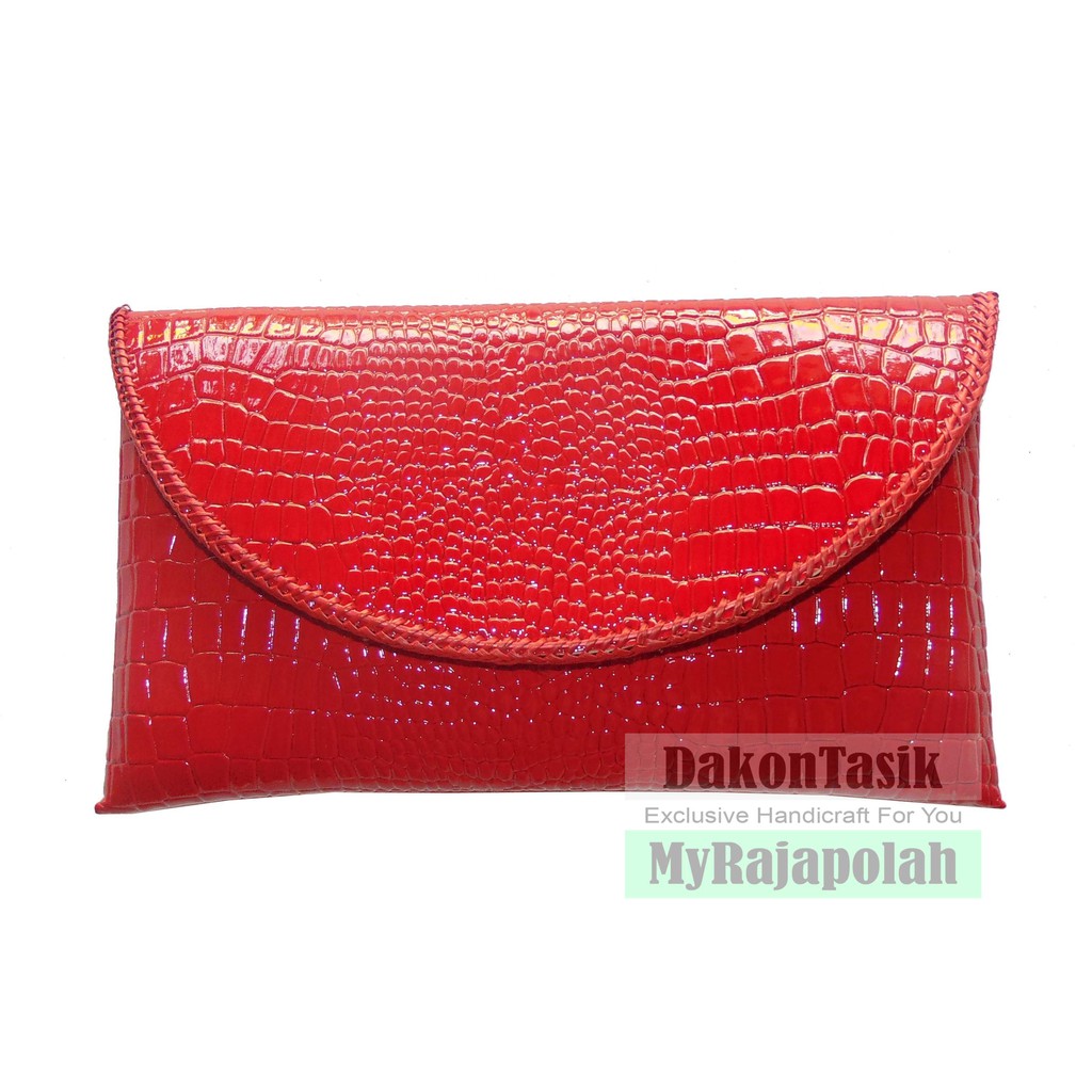 DT-1853 DOMPET PESTA AMPLOP BAHAN FULL CROCO