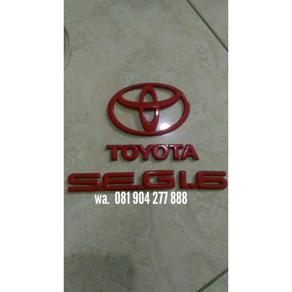 Unik emblem logo toyota great corolla Murah