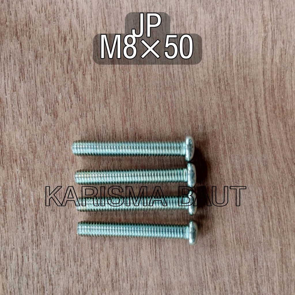 Baut JP M8 x 50 ( baut JP 8x50 )