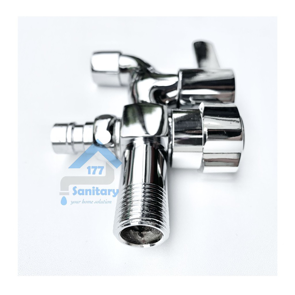 Kran cabang Kuningan Kombinasi minimalis Tx1006-keran air mesin cuci shower double 2 brass faucet /H36