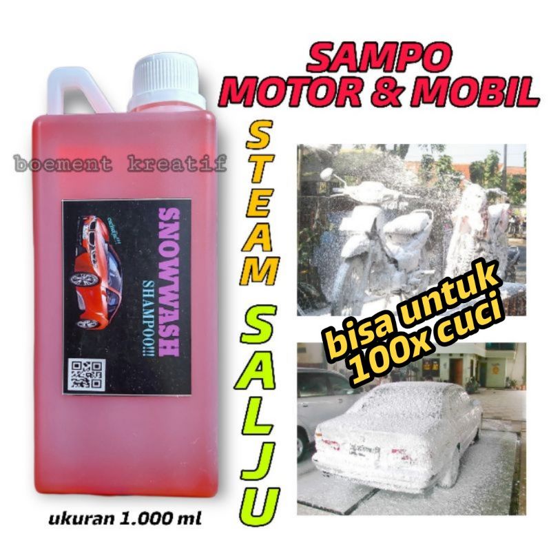 Shampo mobil motor / shampo steam salju 1.000 ml