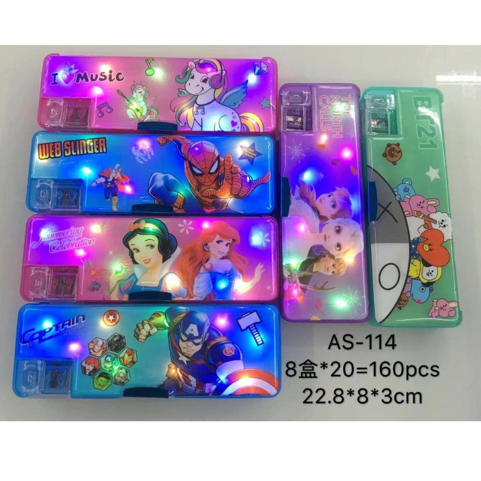 

K3ek!n!4nh Tempat Pensil Anak Magnet Serutan 2 Lubang Lampu Led 114...iO3.CDE