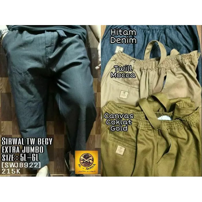 Sirwal Jumbo AL AMWA 5L 6L Original