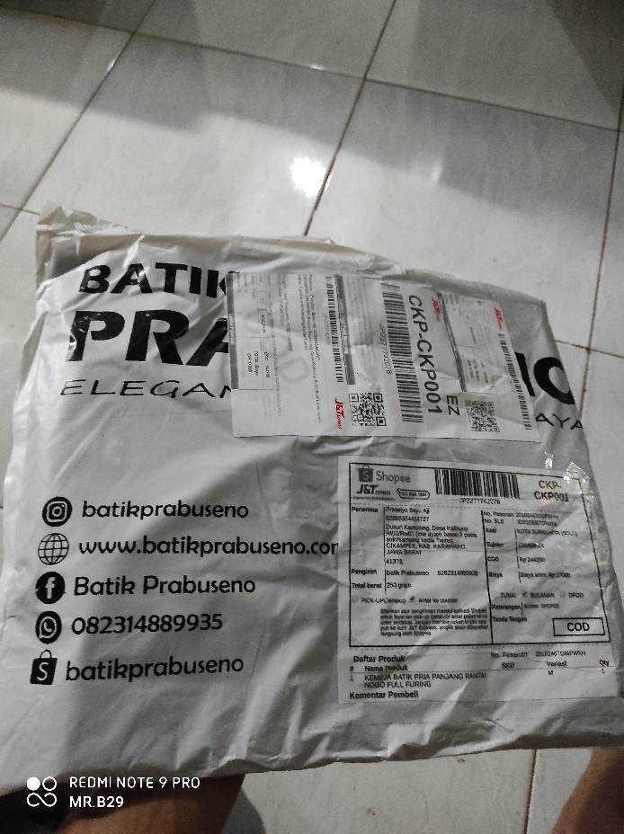 Kemeja Batik Pria Lengan Panjang Rantai Nogo Full Furing Baju Hem Atasan Premium Modern Trendy Katun