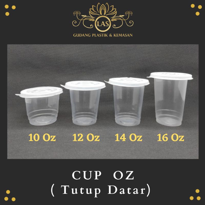 Cup 8oz / Cup 10oz / Cup 12oz / Cup 14 oz / Cup 16 oz / Gelas Plastik / Gelas Pop Ice