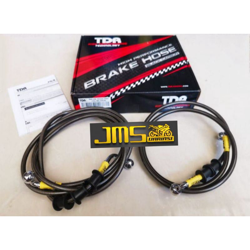 selang rem kabel rem tdr racing non abs depan dan belakang nmax old lama nmax new set