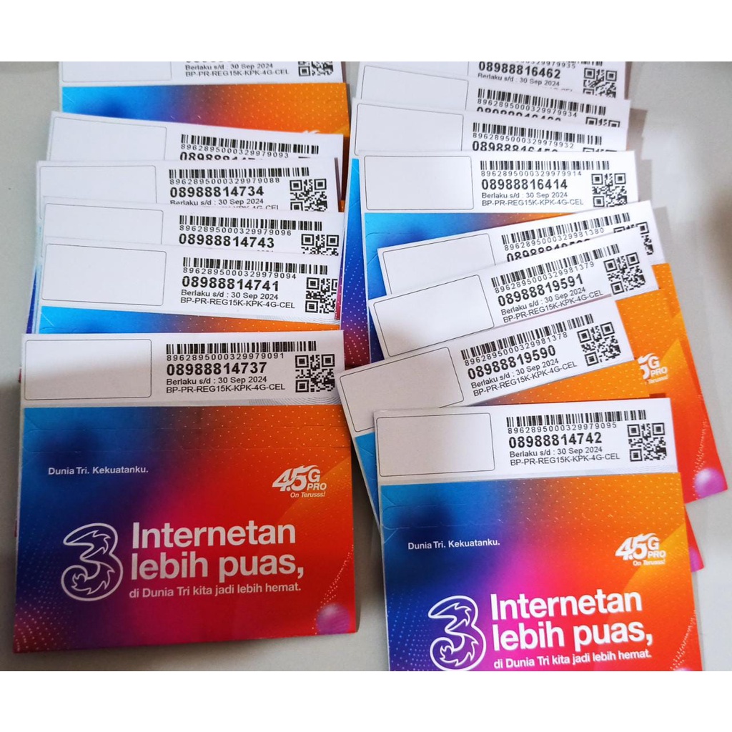 Nomor Cantik Perdana Cantik Tri Three 3 11 Digit Seri Tahun