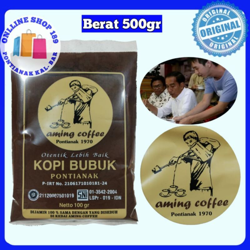 

KOPI BUBUK 500GR AMING PONTIANAK SEJAK 1970