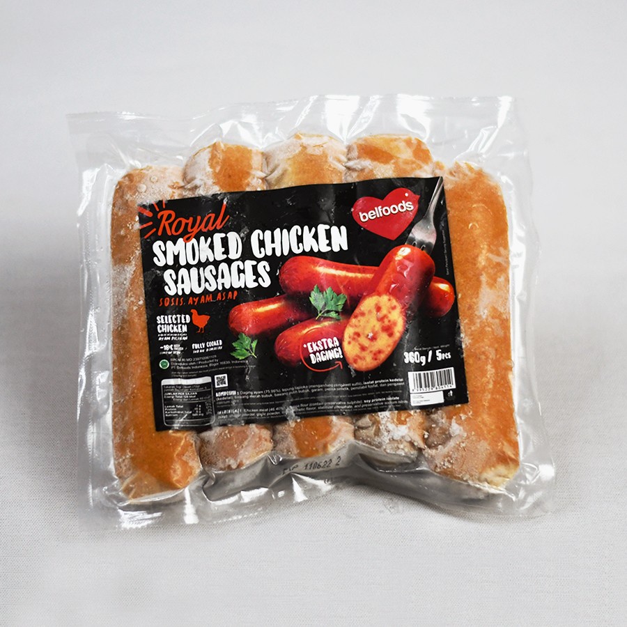 

Belfoods Royal Smoked Chicken Sausages 360 gr