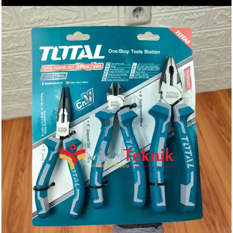 tang set 3pcs total / tang potong lancing dan kombinasi total set 3pc