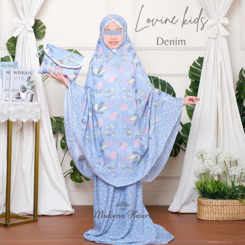 Mukena Rayon Anak Tanggung Lovine Mukena Couple