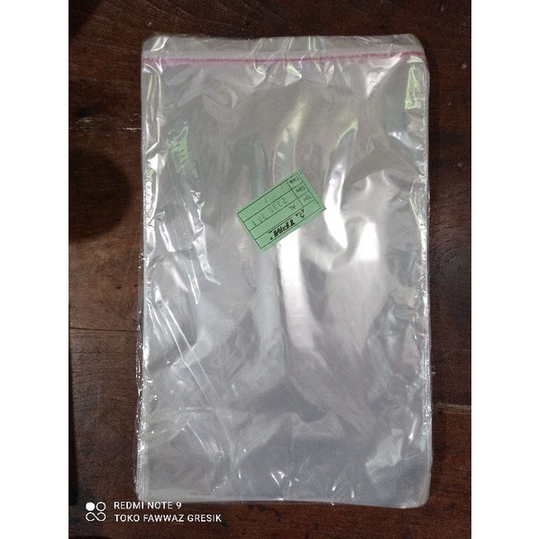 Plastik OPP 23x35 Plastik Bening Plastik Perekat Plastik Kaca Plastik Baju Hem Jaket Souvenir