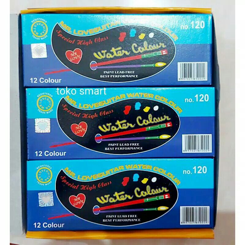 

cat air murah 12 w kecil (water color my guitar)