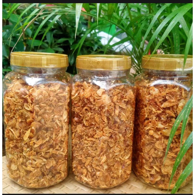 

Bawang Goreng Asli Brebes Siap Santap Bearat +- 200 Gram