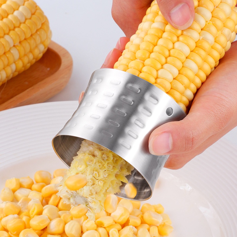 Alat Penggiling Jagung Manual Portable Bahan Stainless Steel Tahan Lama Untuk Dapur