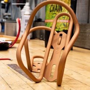 Silca Sicuro Titanium Bottle Cage Copper Cerakote