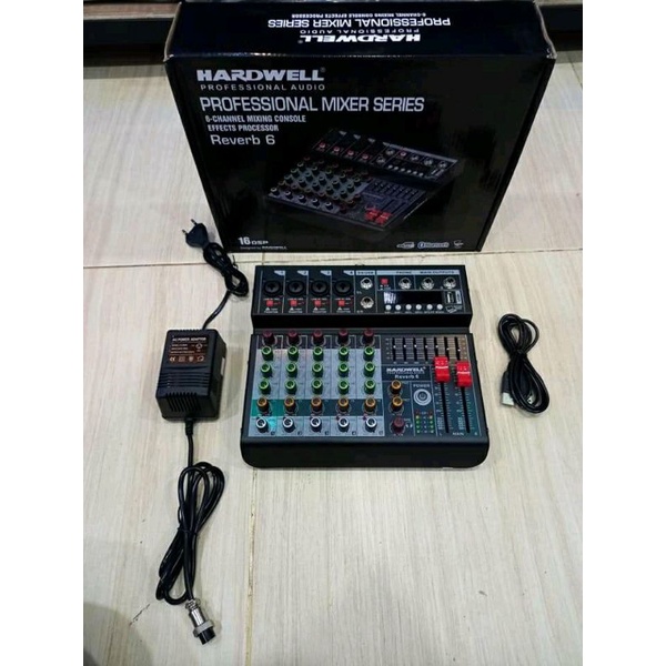 Mixer Audio HARDWELL REVERB 6 (ORIGINAL) mixer Hardwell Reverb 6 ( 6 Channel )